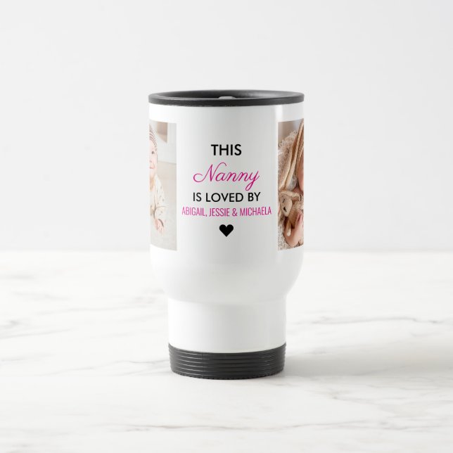 Caneca Térmica Amo-Te Vovó" 2 fotos (Centro)