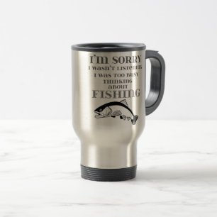Caneca Térmica Amor aos pescadores pensando na pesca