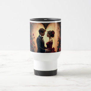 Caneca Térmica Amor Atemporal – Coleção de Casamento Vitoriano Gó