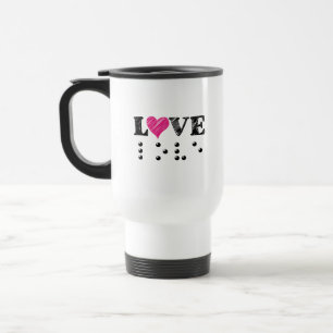 Caneca Térmica Amor é Cego Braille