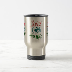 CANECA TÉRMICA AMOR FAIXA ESPERANÇA