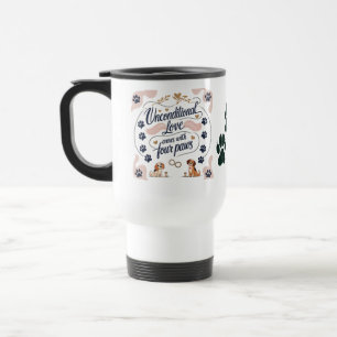Caneca Térmica Amor incondicional vem com quatro patas