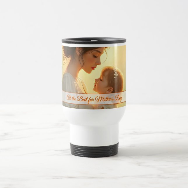 Caneca Térmica Amor Materno Terno em Luz Florescente (Centro)