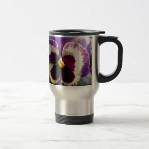 Caneca Térmica amor-perfeito colorido de primavera