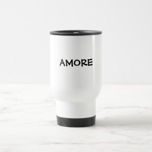 CANECA TÉRMICA "AMORE" ITALIANO ADORA VIAGEM AO TRABALHO MUG