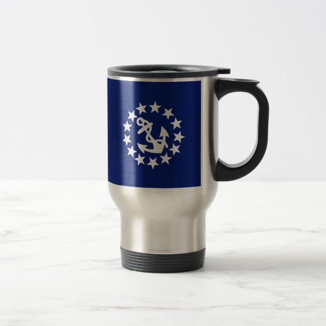 Caneca Térmica Anchor de Bandeira Náutica Americana Anchura Azul (Direita)