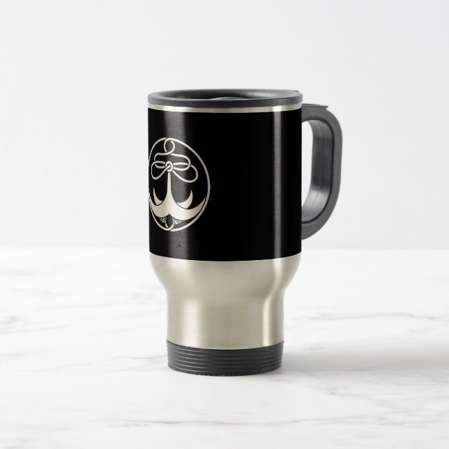 Caneca Térmica Âncora com corda (Frente Esquerda)