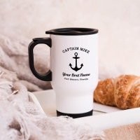 Âncora Náutica Capitão Nome do Barco Personalizado