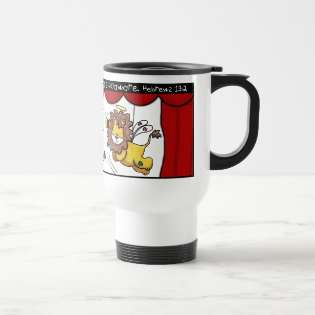 Caneca Térmica Ângulos de leão e de pastilha (Direita)