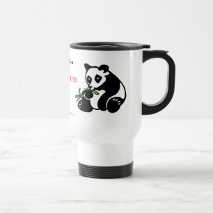 Caneca Térmica Animais ameaçados - PANDA - Natureza - Vida selvag