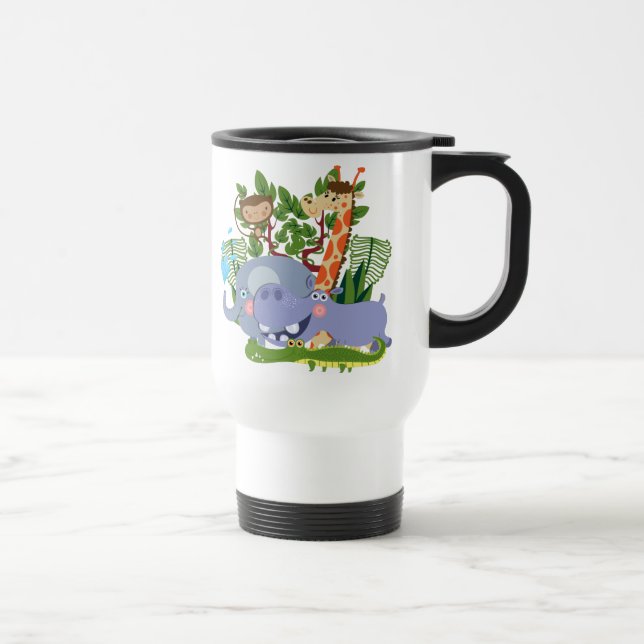 Caneca Térmica Animais bonitos do safari (Direita)