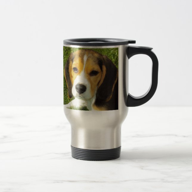Caneca Térmica Animais de Estimação Cães Beagle Paz Amor (Direita)