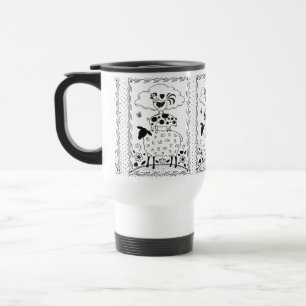 CANECA TÉRMICA ANIMAIS DE EXPLORAÇÃO DE ARTE FOLHA DE OVINO ROO
