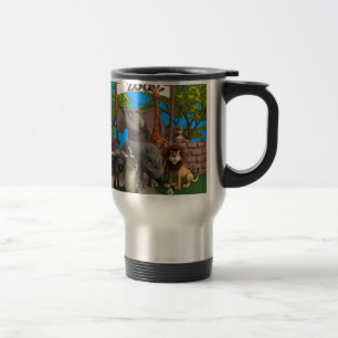 Caneca Térmica Animais no jardim zoológico