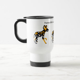 Caneca Térmica Animais selvagens - Cães caçadores do Cabo - CÃO P