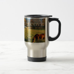 Caneca Térmica Animais selvagens dos cavalos da angra de Cades -