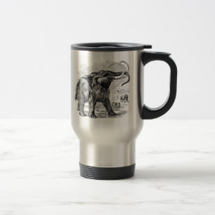 Caneca Térmica Animal extinto personalizado do Mammoth Woolly do