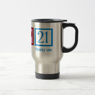 Caneca Térmica Aniversário de 21 anos bonito