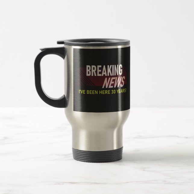 Caneca Térmica Aniversário de 30 Anos de Trabalho 30º Funcionário (Esquerda)