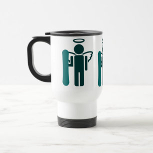 Caneca Térmica anjo do snowboard