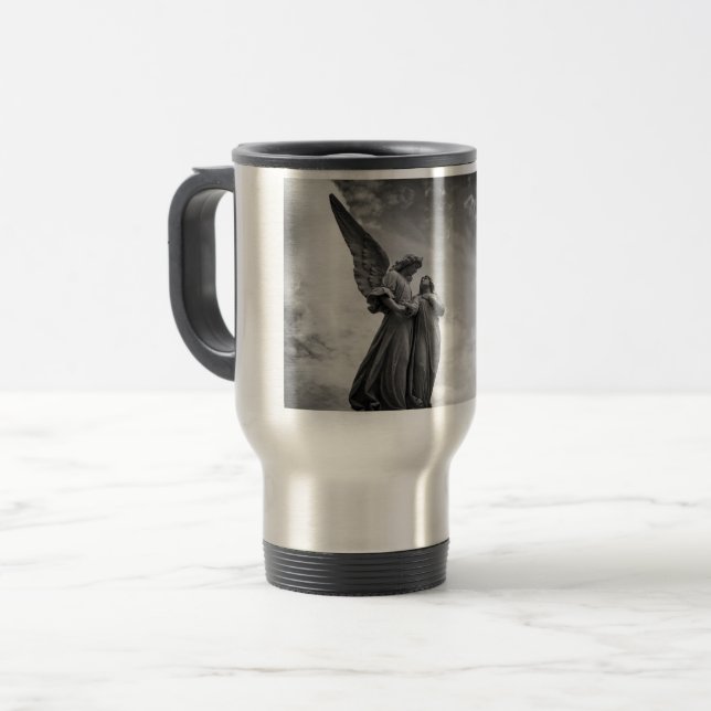 CANECA TÉRMICA ANJOS JUNTOS (Frente Esquerda)