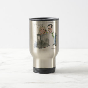 Caneca Térmica Ann Romney Em Uma Pasta Presentes Engraçados Camis