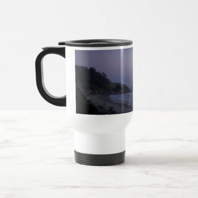 Caneca Térmica Anoitecer indiano da praia (Esquerda)