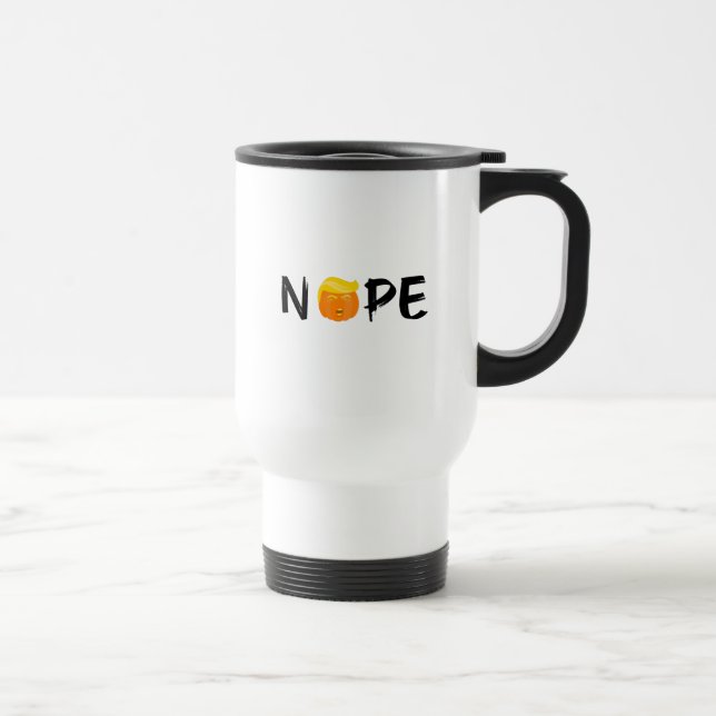 Caneca Térmica Anti-Trump - Nope Halloween Edition II (Direita)