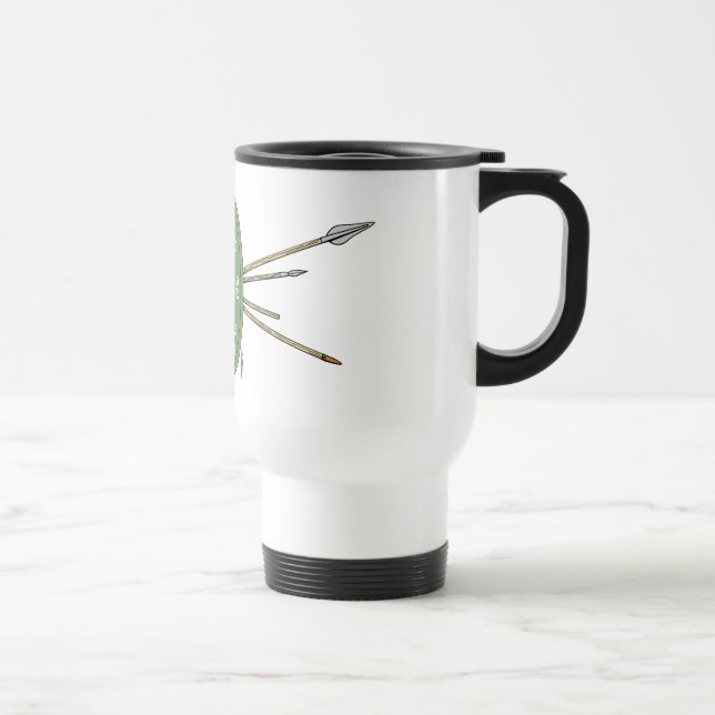 Caneca Térmica Antigos escudos e lanças celtas (Direita)
