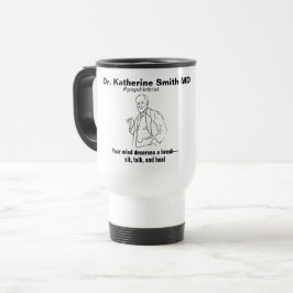 Caneca Térmica ANTISTRESS Freud Psychiatry Therapy Clinic Health