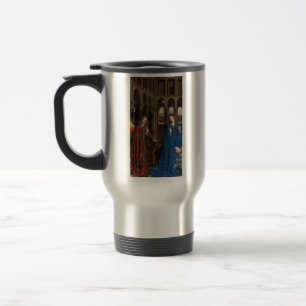 Caneca Térmica Anunciação de Van Eyck Premium Luz da Catedral