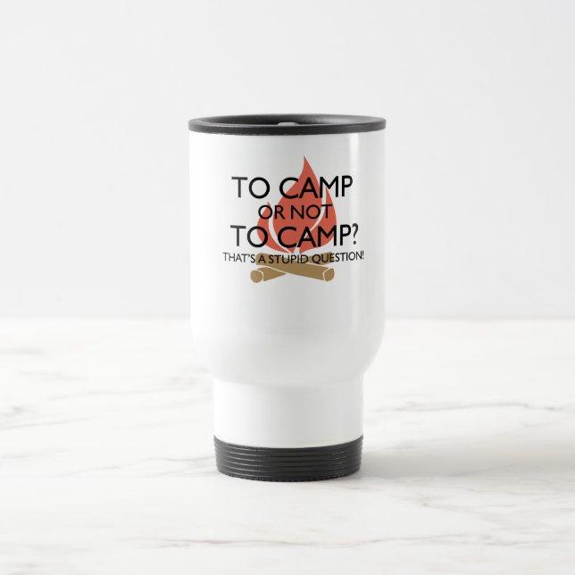 Caneca Térmica Ao acampamento? (Centro)