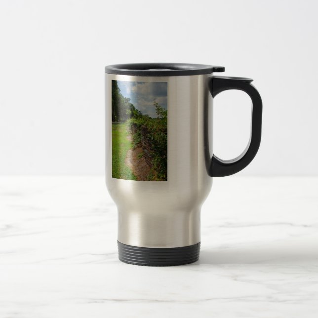 Caneca Térmica Ao Longo do Muro Curvo (Direita)