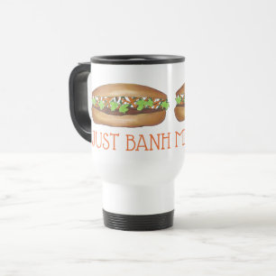 Caneca Térmica Apenas Banh Mi (Entre Mim) e seu sanduíche de porc