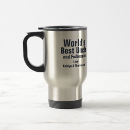 Caneca Térmica Apenas pescando pescador do tio do mundo o melhor