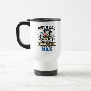 Caneca Térmica Apenas um Pai Que Sempre Apareceu Vaca engraçada