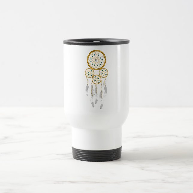 Caneca Térmica Apoio de Sonhos--Turquesa Azul (Centro)