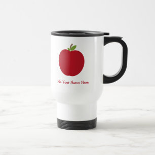 Caneca Térmica Apple vermelho personalizou o professor