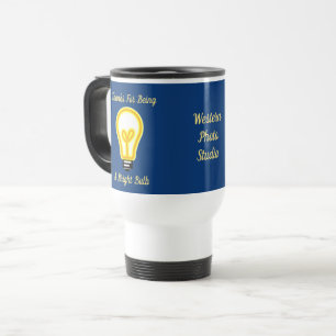 Caneca Térmica Apreciação da lâmpada vívida de reconhecimento