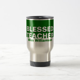 Caneca Térmica Apreciação de PROFESSOR BEM Verde Personalizado