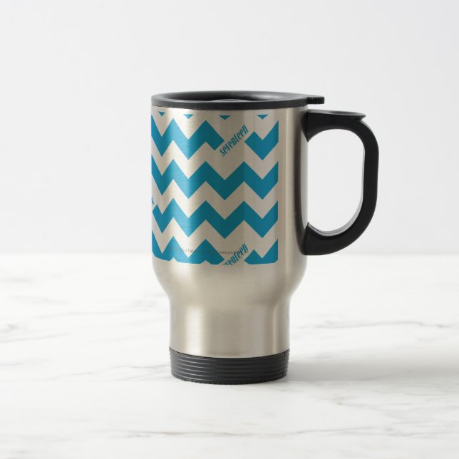 Caneca Térmica Aqua do ziguezague (Direita)