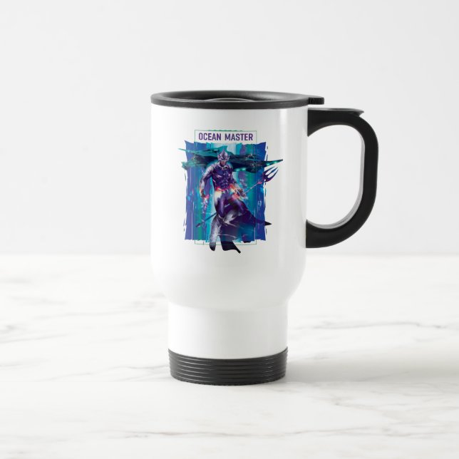 Caneca Térmica Aquaman | Orm Mestre Oceano Gráfico Refratado (Direita)