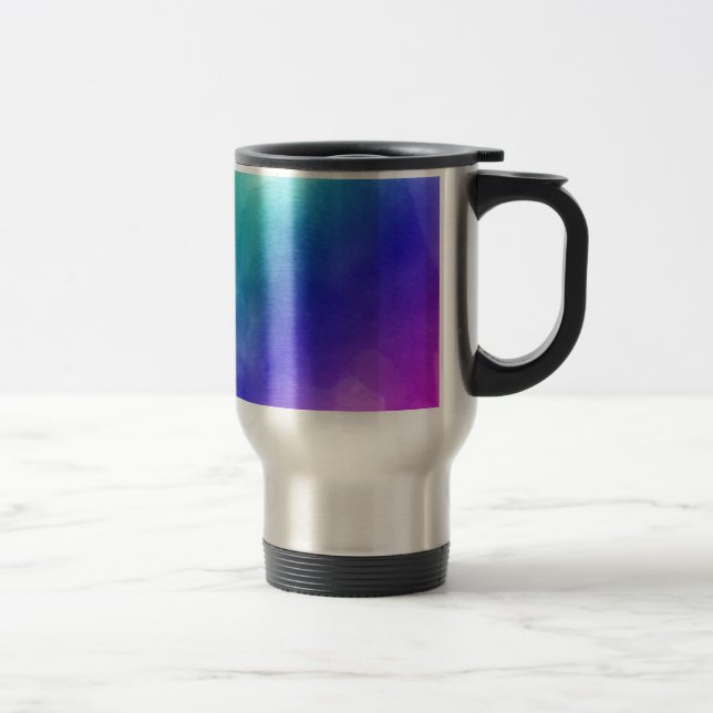Caneca Térmica Aquarelas do Arco-Íris (Direita)