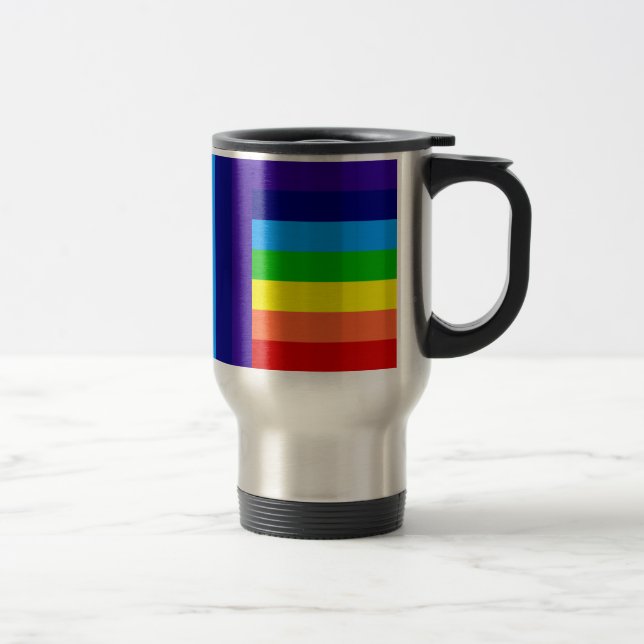 Caneca Térmica arco-íris, arco-íris, arco-íris (Direita)