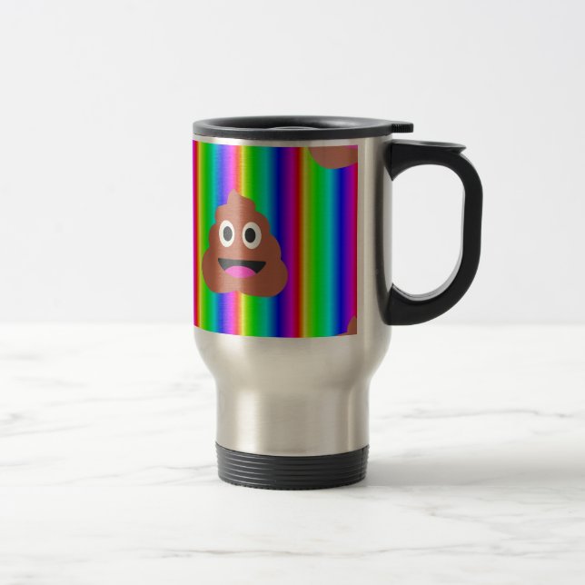 Caneca Térmica arco-íris emoji (Direita)