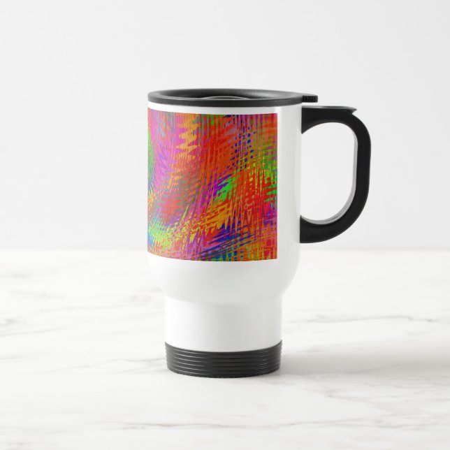 Caneca Térmica Arco-íris Tecido (Direita)