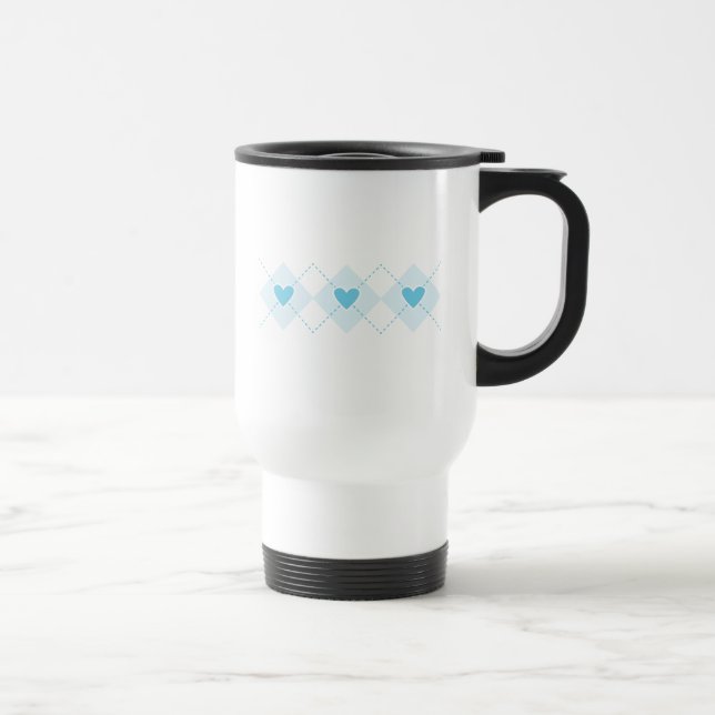 Caneca Térmica Argyle adorável (Direita)