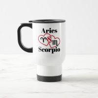 Áries e Escorpião Casal Zodíaco Astrologia Coraçõe