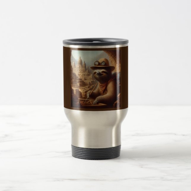 Caneca Térmica Arqueólogo Sloth (Centro)