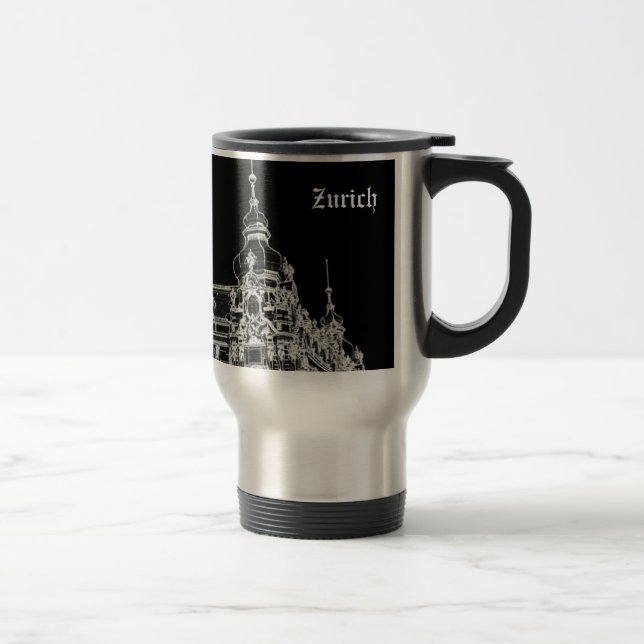 Caneca Térmica Arquitetura de Zurique (Direita)
